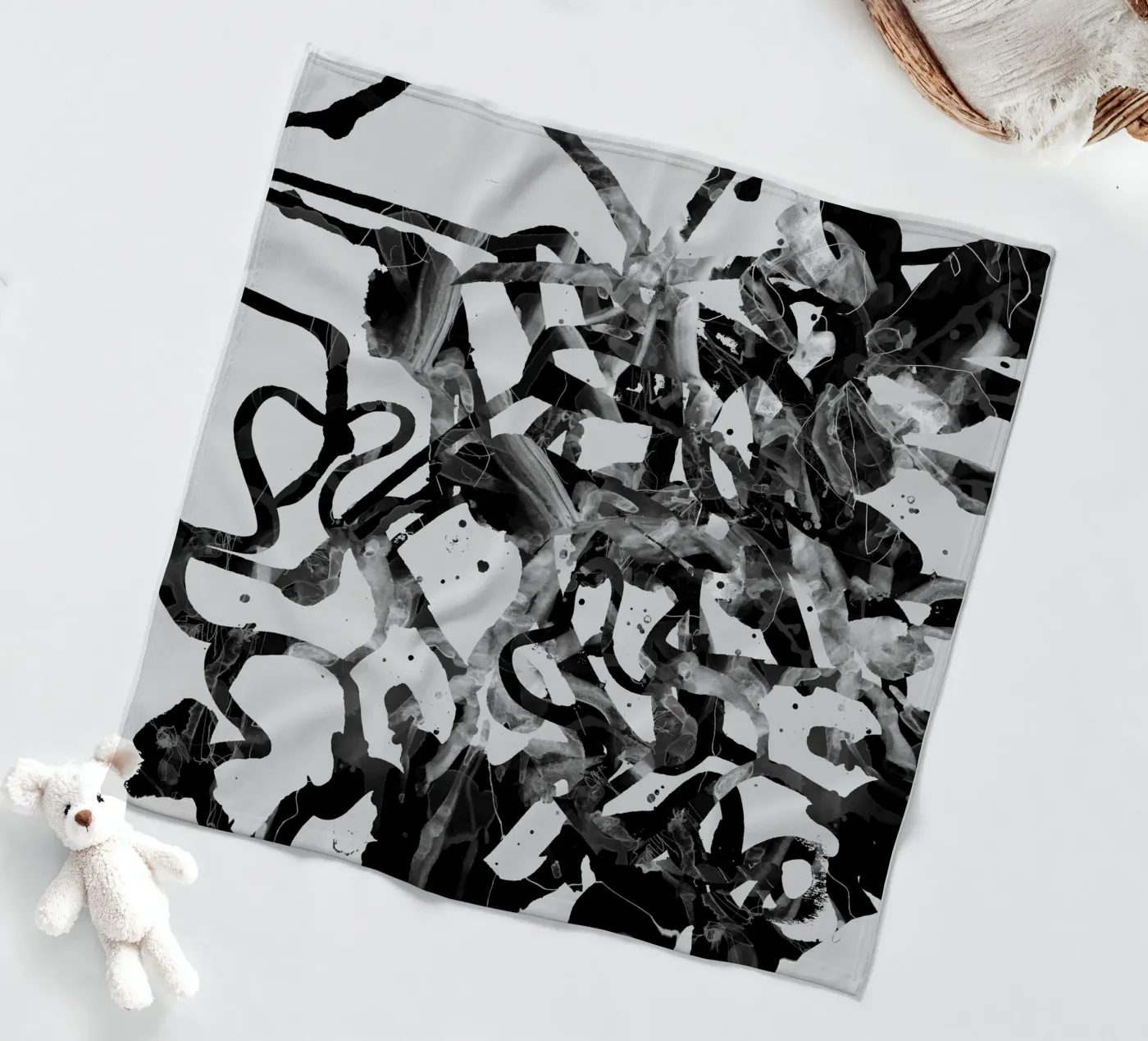 splashbw Fleecedecke von Giulio Iurissevich