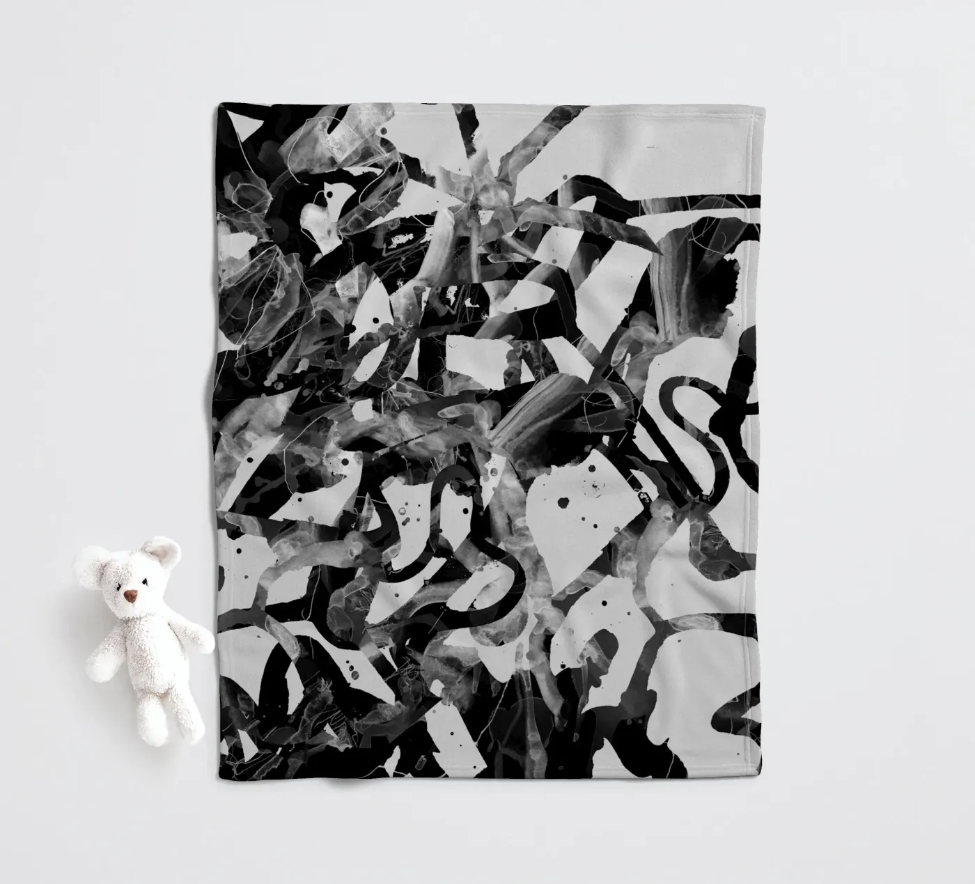 splashbw Fleecedecke von Giulio Iurissevich