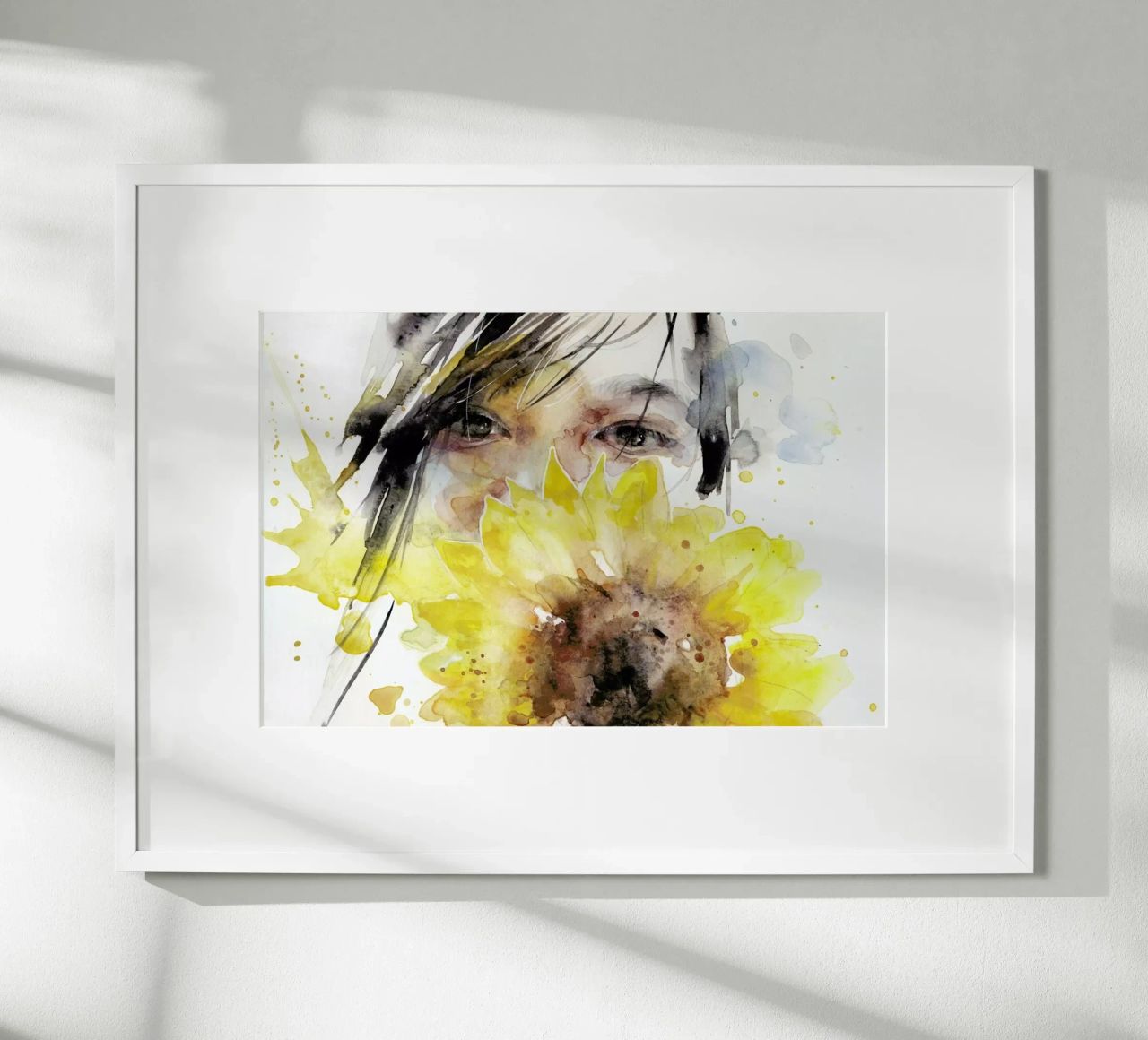 Sunflower Girl poster by agnes-cecile