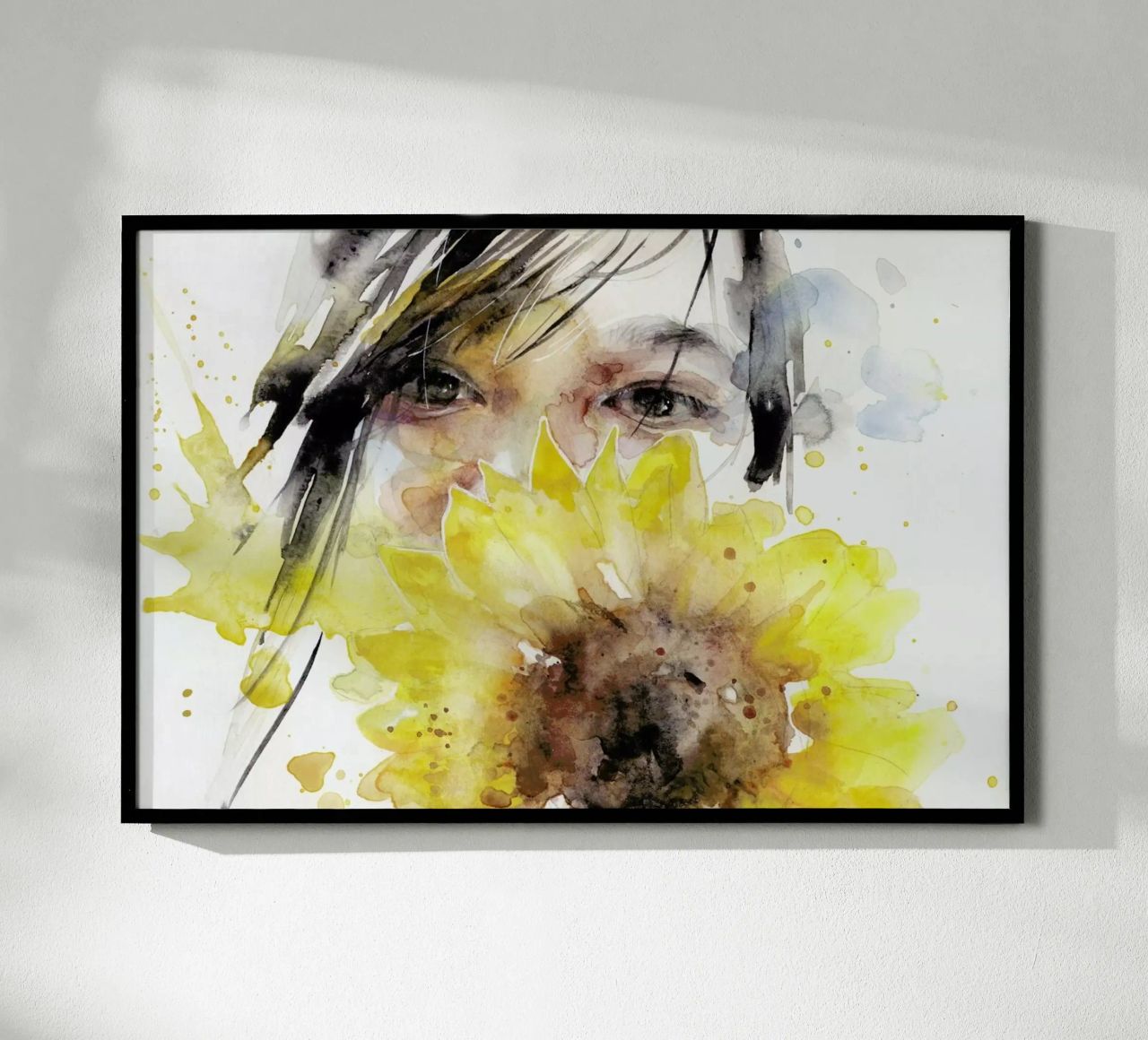 Sunflower Girl poster by agnes-cecile