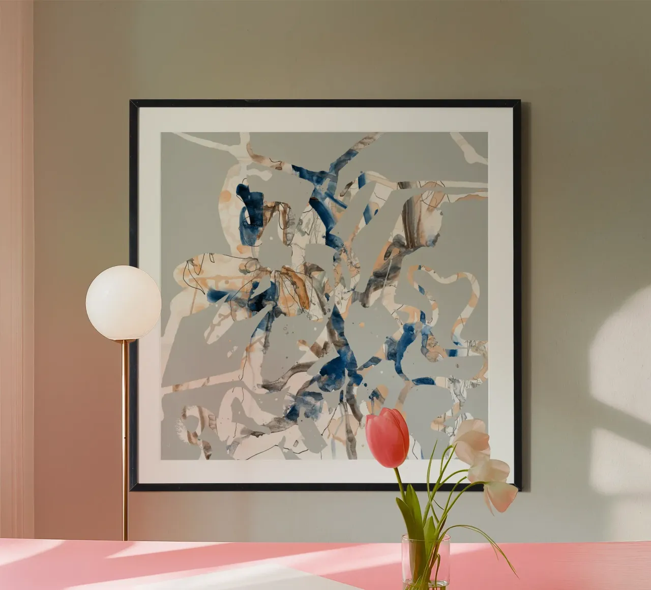 splash3 poster con telaio in legno da Giulio Iurissevich