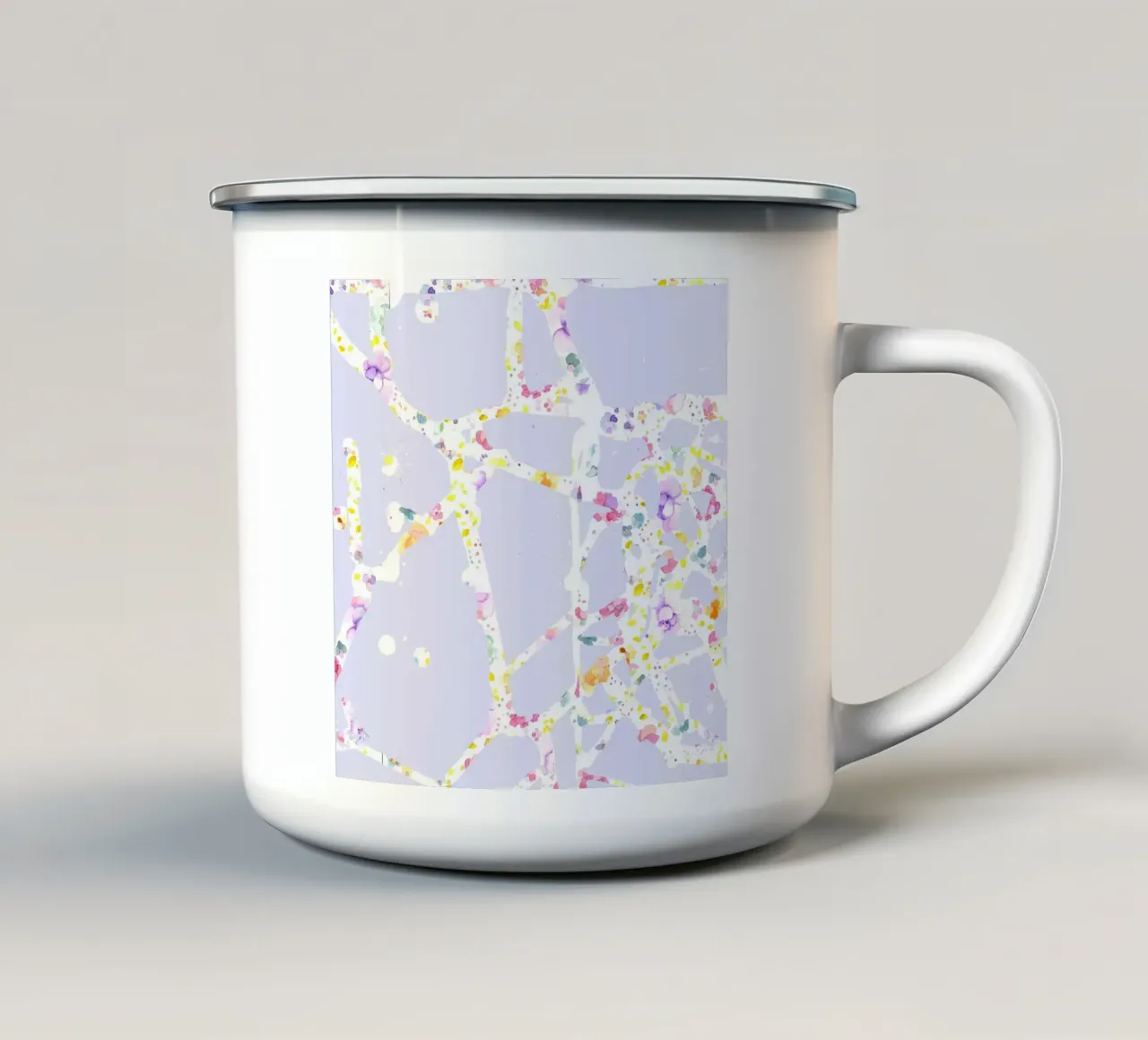 fiore33 tazza in smalto da Giulio Iurissevich