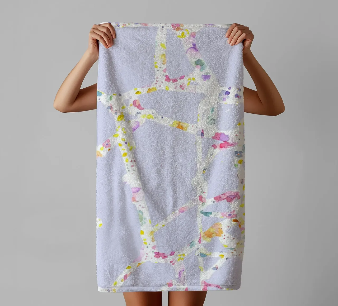 flower33 towel by Giulio Iurissevich