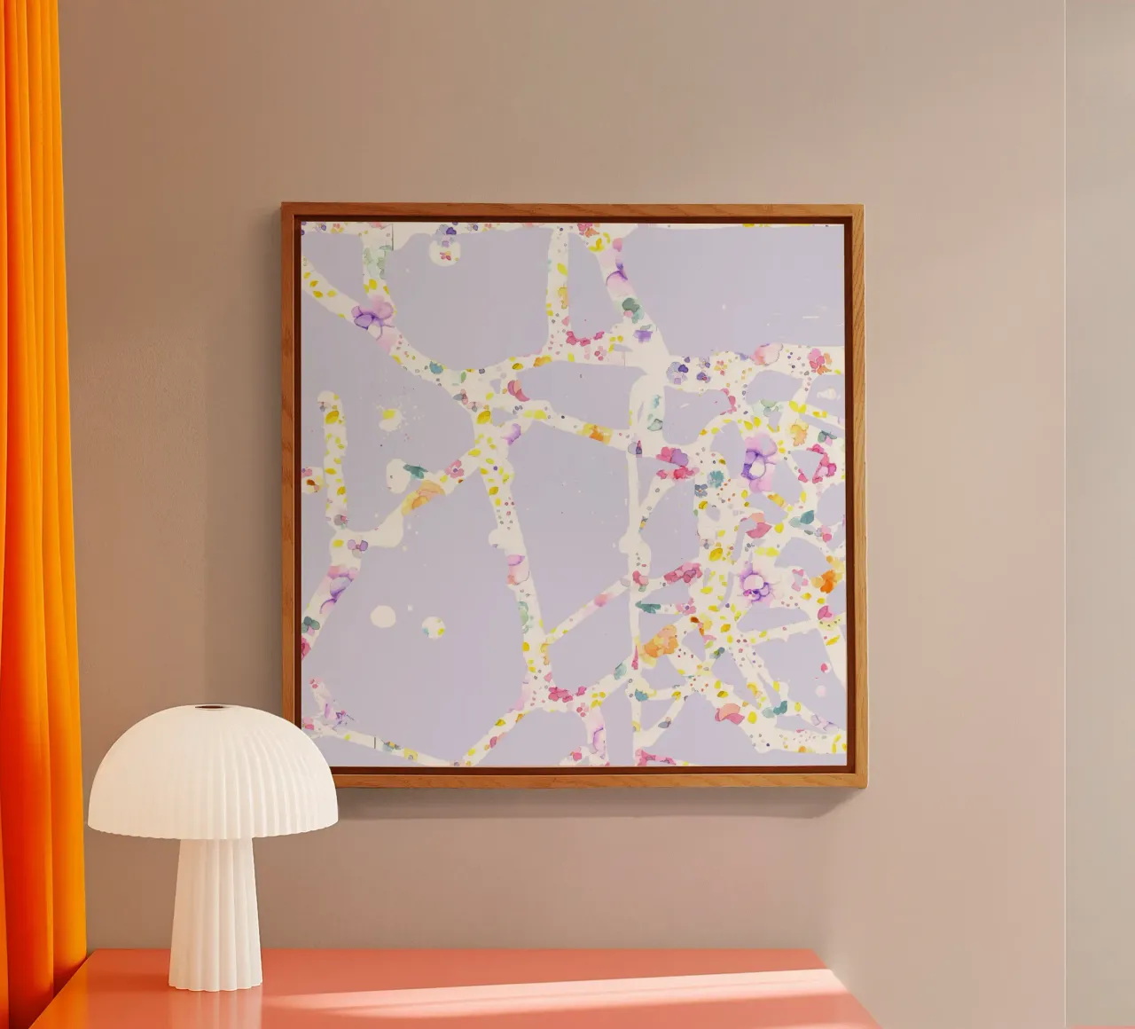 bloem33 acryl van Giulio Iurissevich