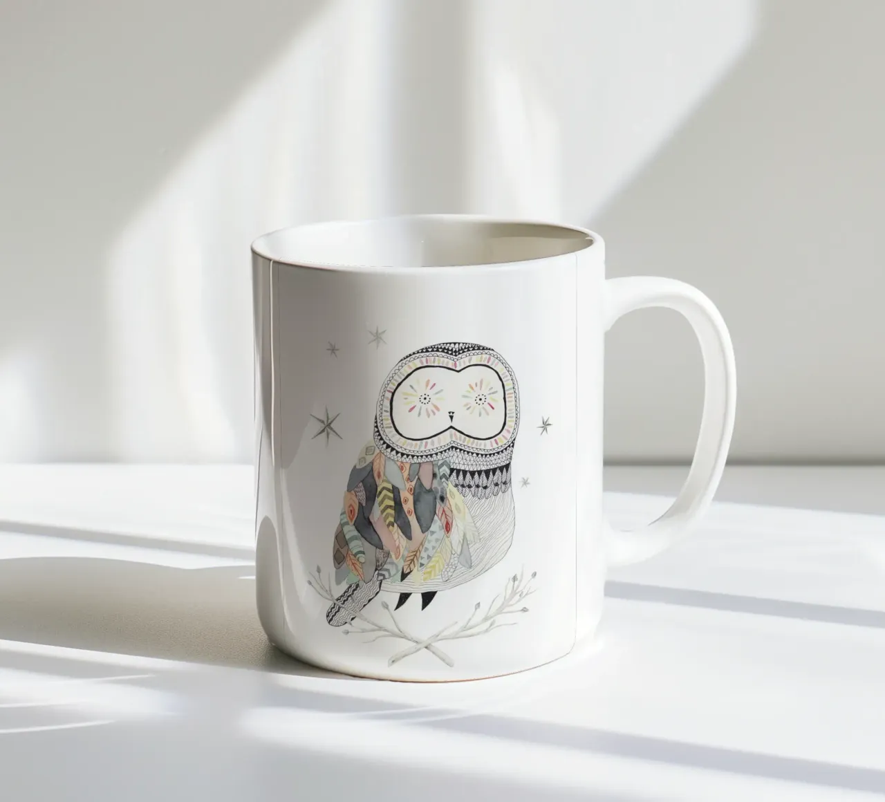 Lunar Owl tazza in ceramica da Lila x Lola