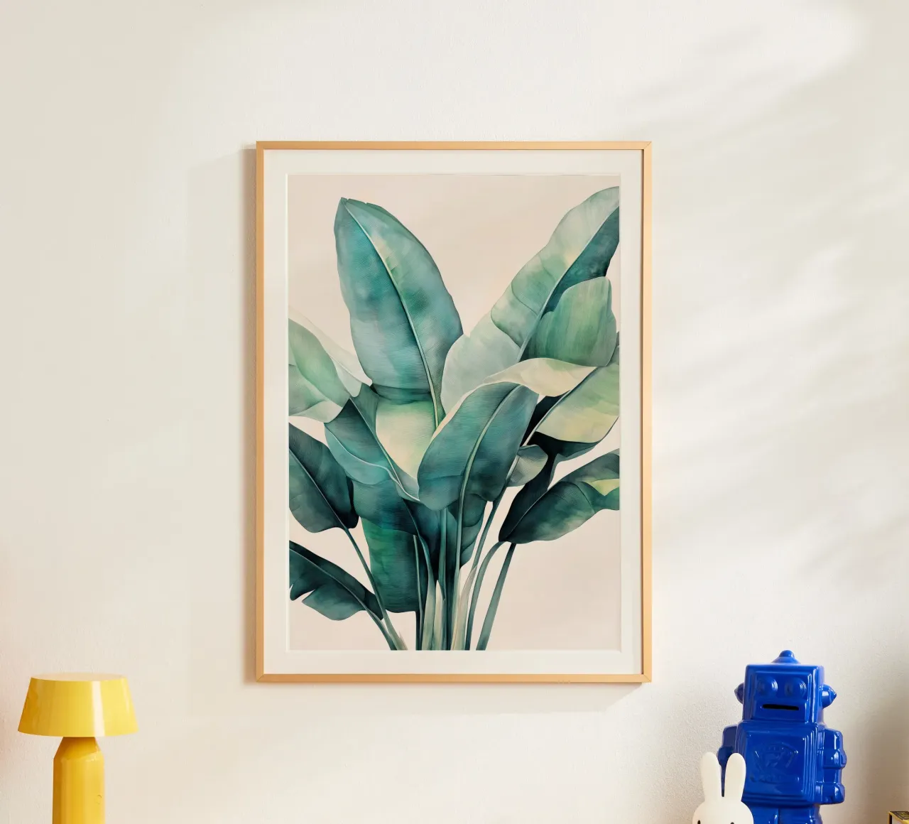 Foglie di banano tropicale carta hahnemühle da Justyna Jaszke JBJart