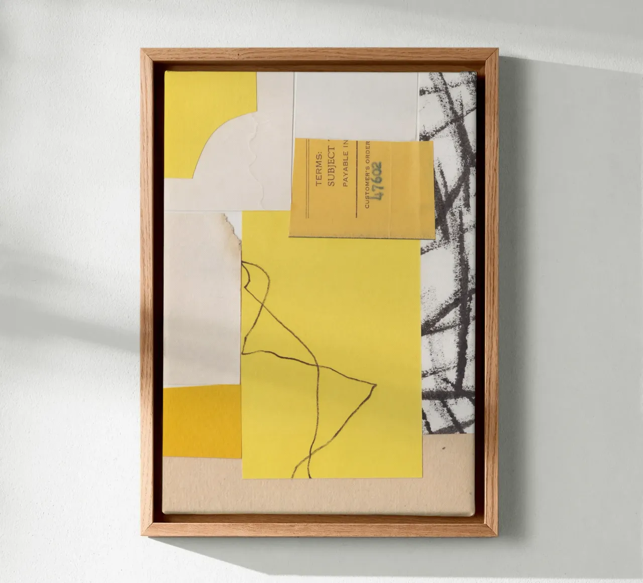 One Color Collection / Goldenrod canvas by Alisa Galitsyna