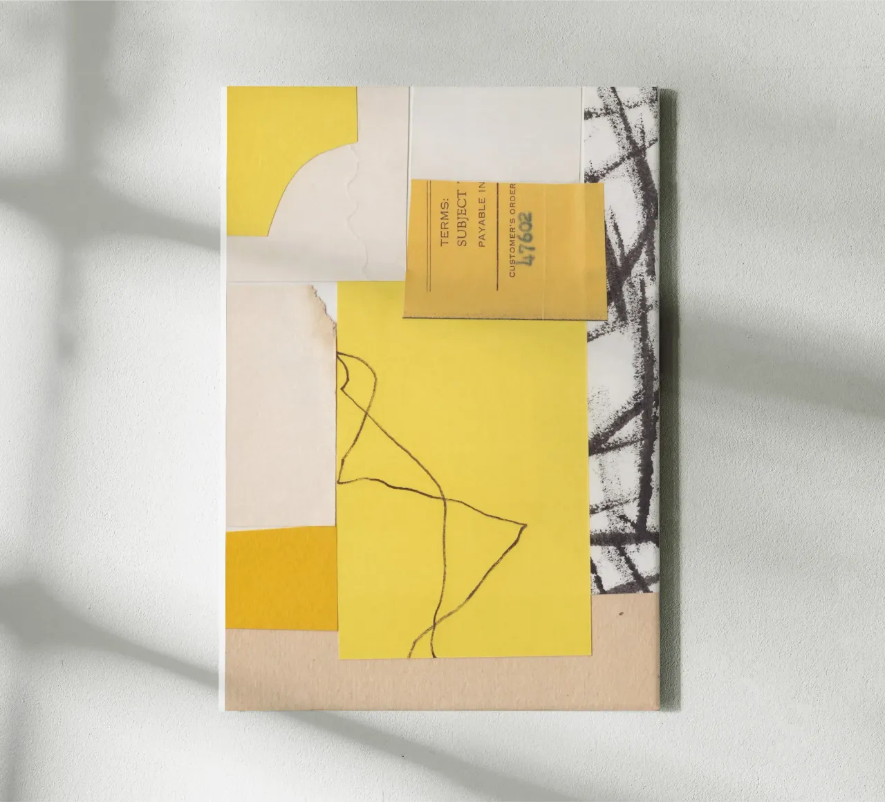 One Color Collection / Goldenrod canvas by Alisa Galitsyna