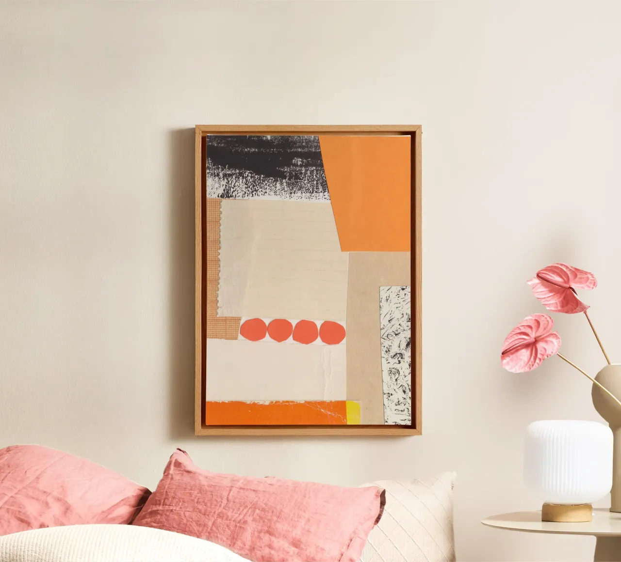One Color Collection / Tan Hide canvas by Alisa Galitsyna