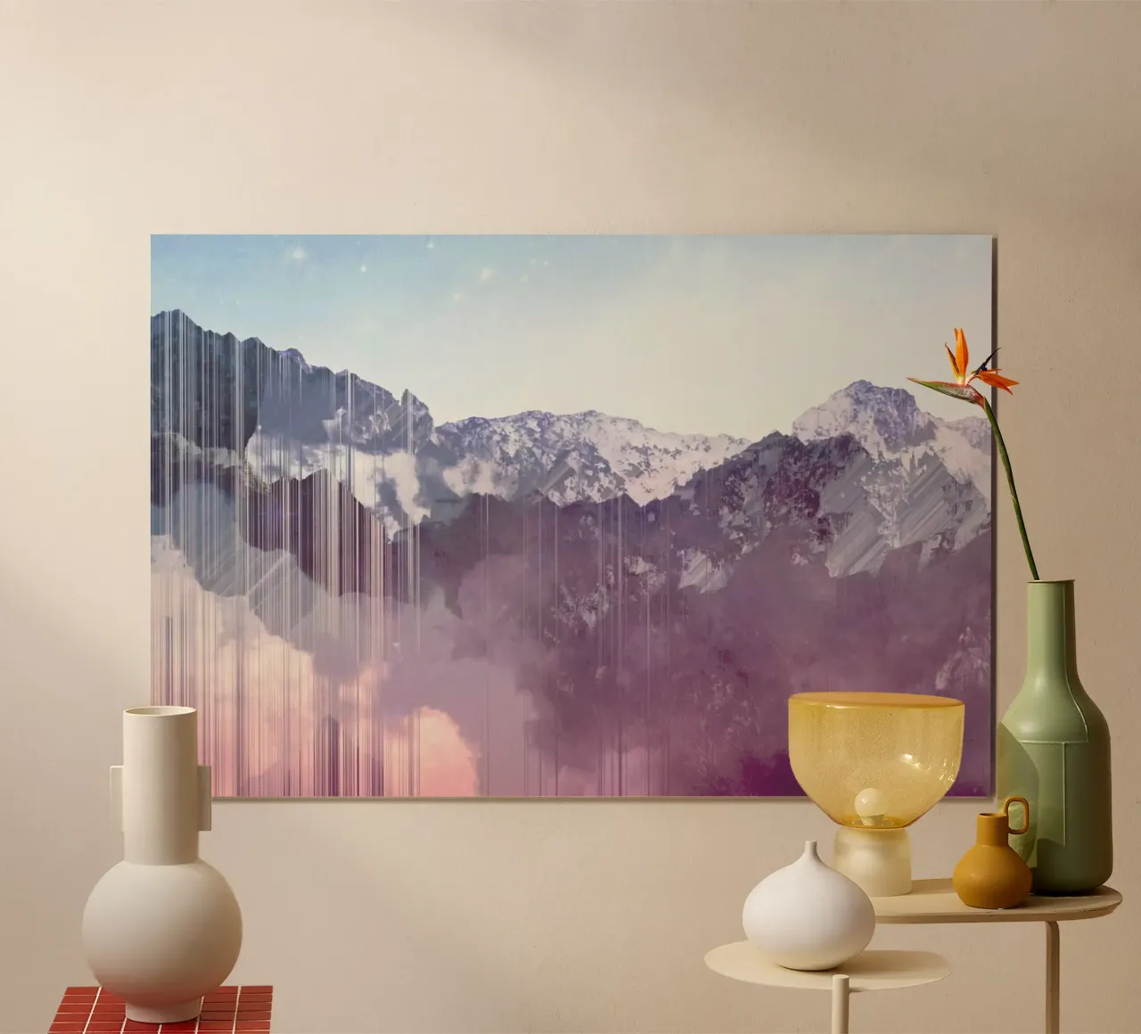 Mountain Glitches poster da cafelab