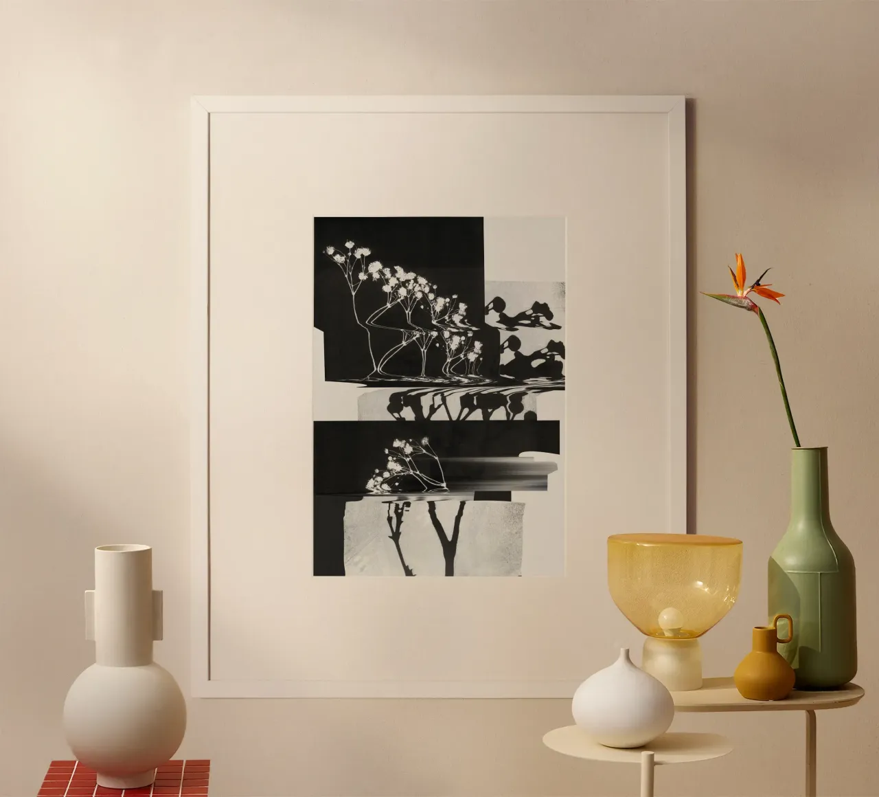 Natura morta #1 poster con telaio in legno da Alisa Galitsyna