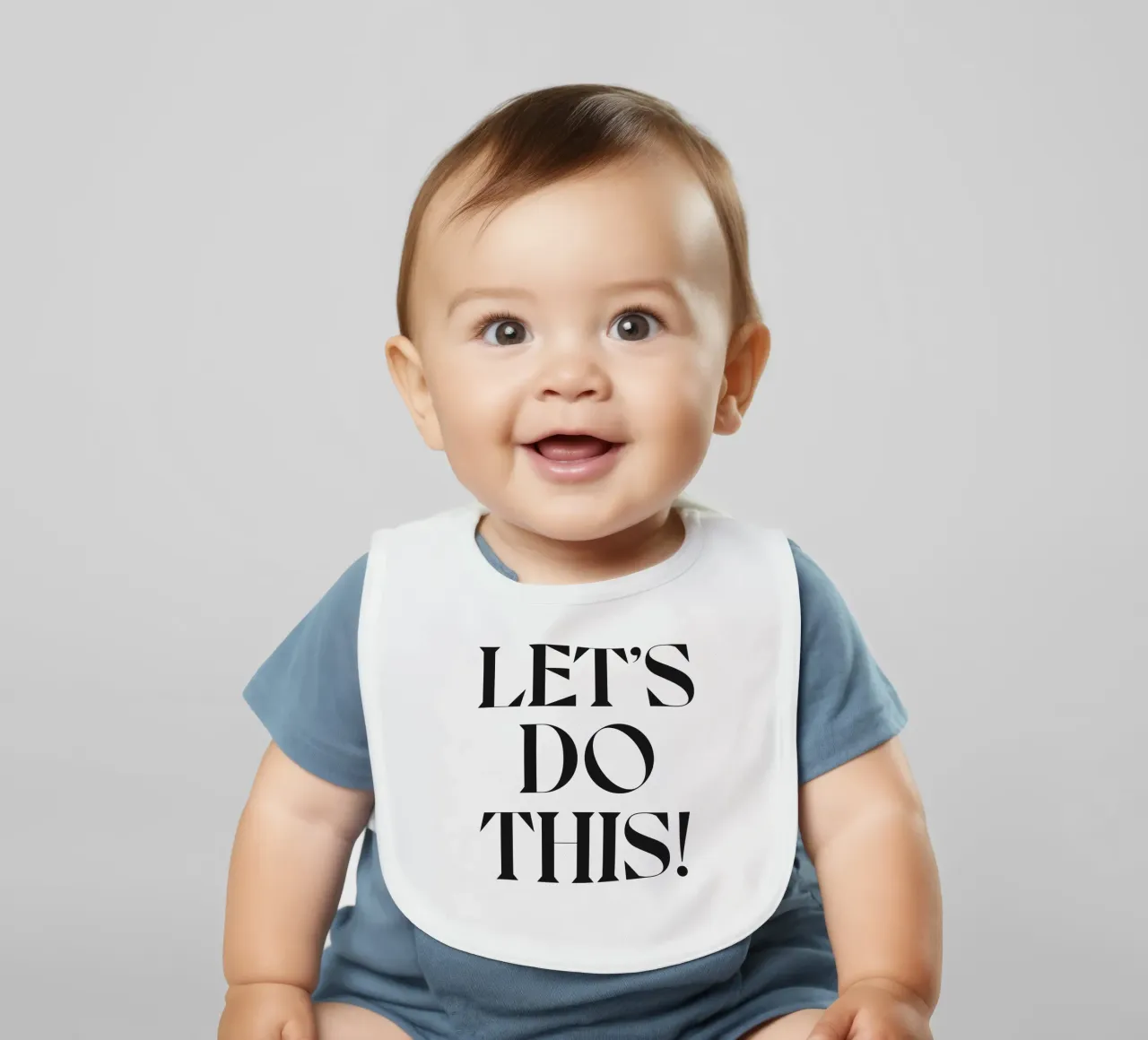 LET'S DO THIS! baby bib by n.4