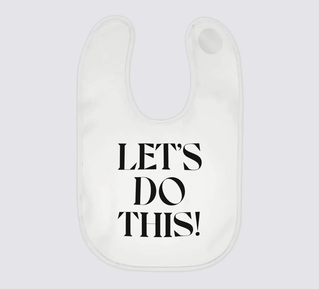 LET'S DO THIS! baby bib by n.4