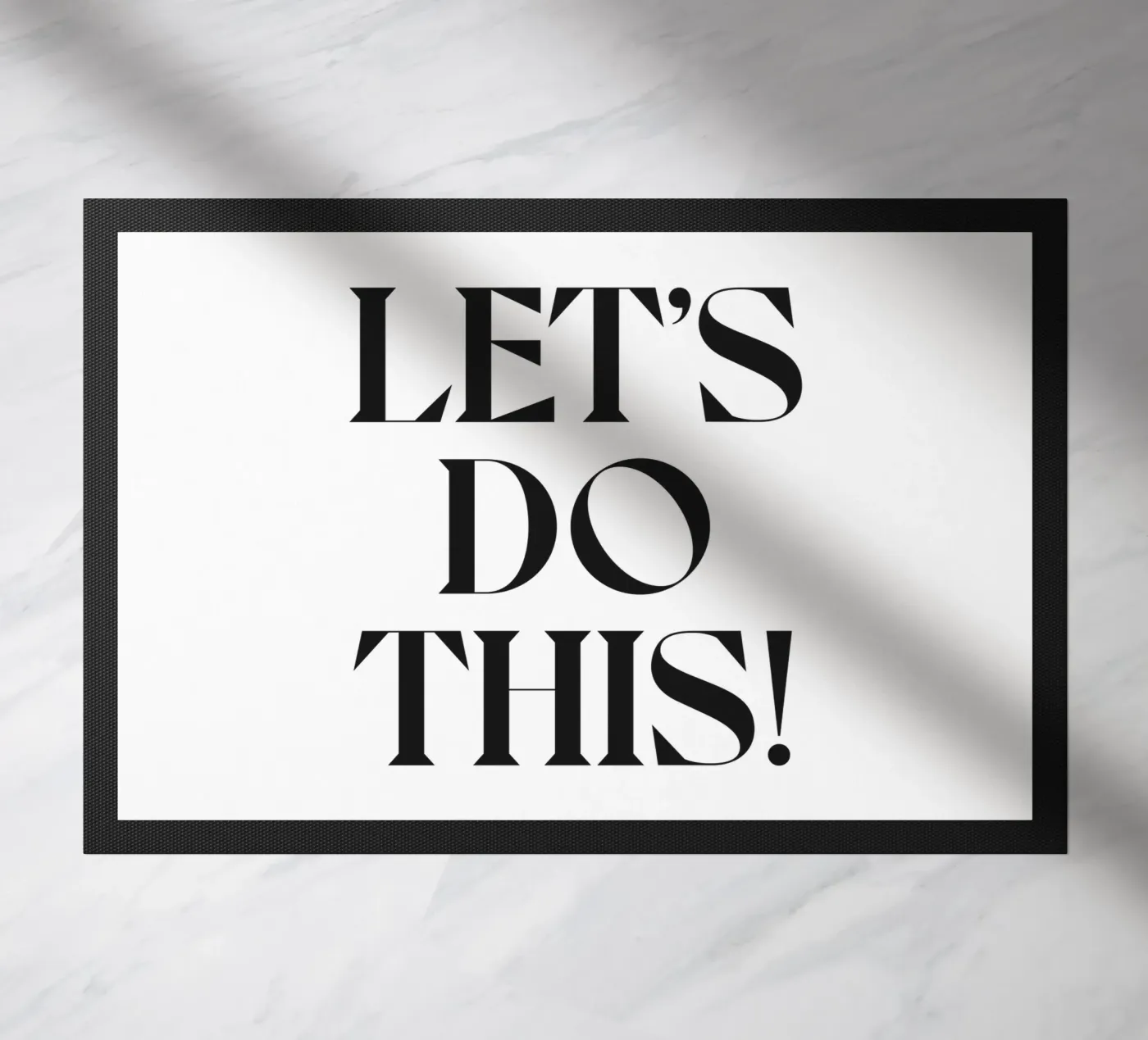 LET'S DO THIS! Fußmatte von n.4