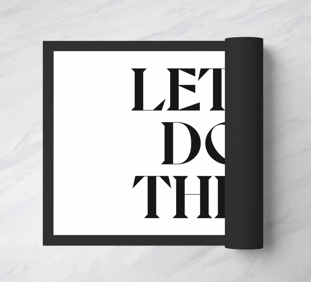 LET'S DO THIS! doormat by n.4