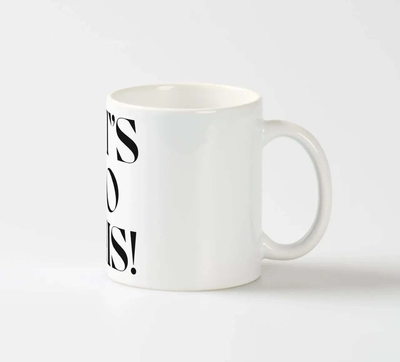 LET'S DO THIS! ceramic mug by n.4