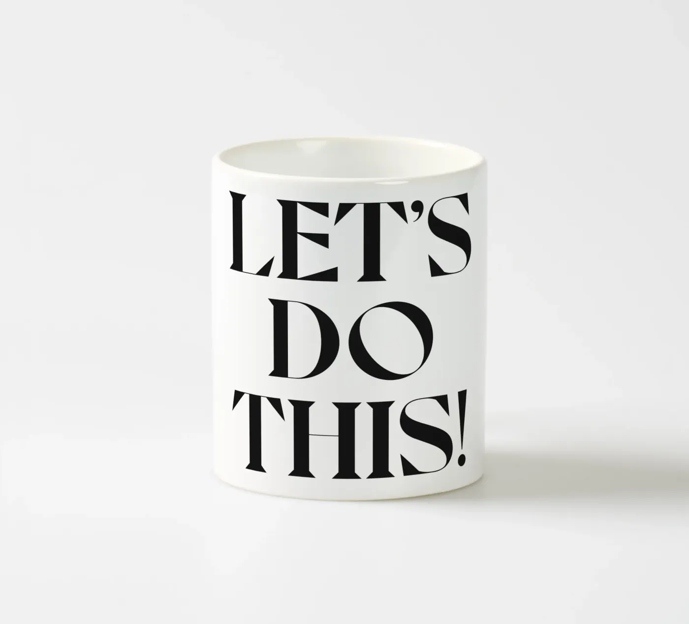 LET'S DO THIS! ceramic mug by n.4