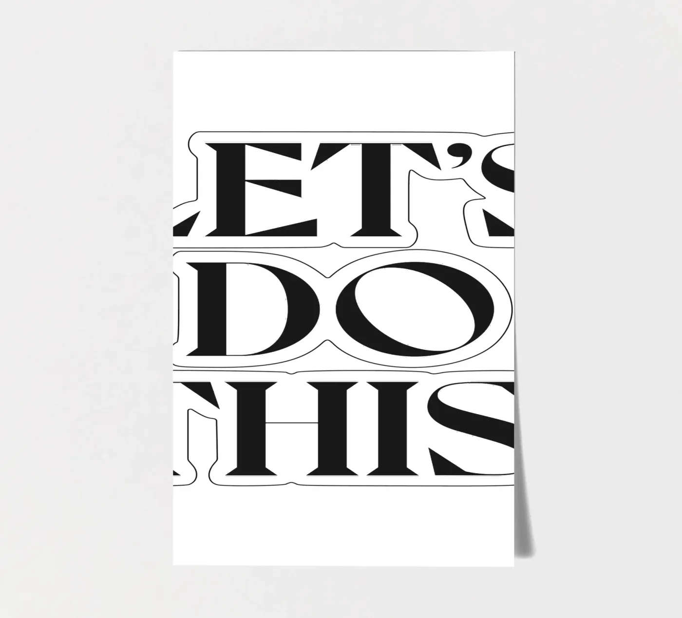 LET'S DO THIS! sticker sheet by n.4