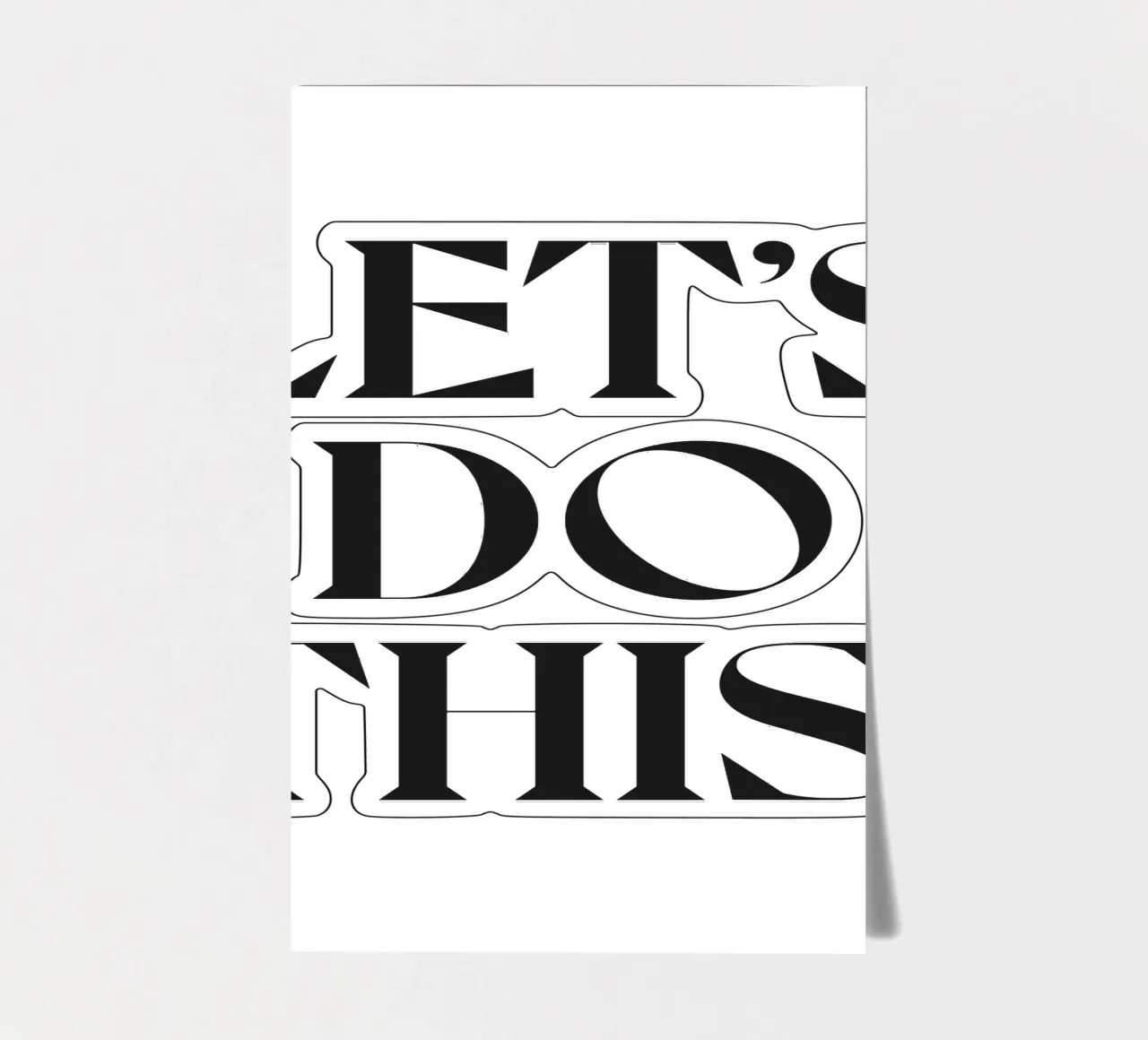 LET'S DO THIS! sticker sheet by n.4