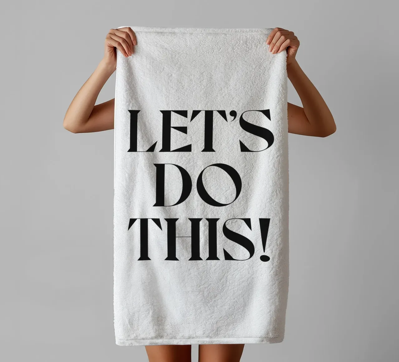 LET'S DO THIS! towel by n.4