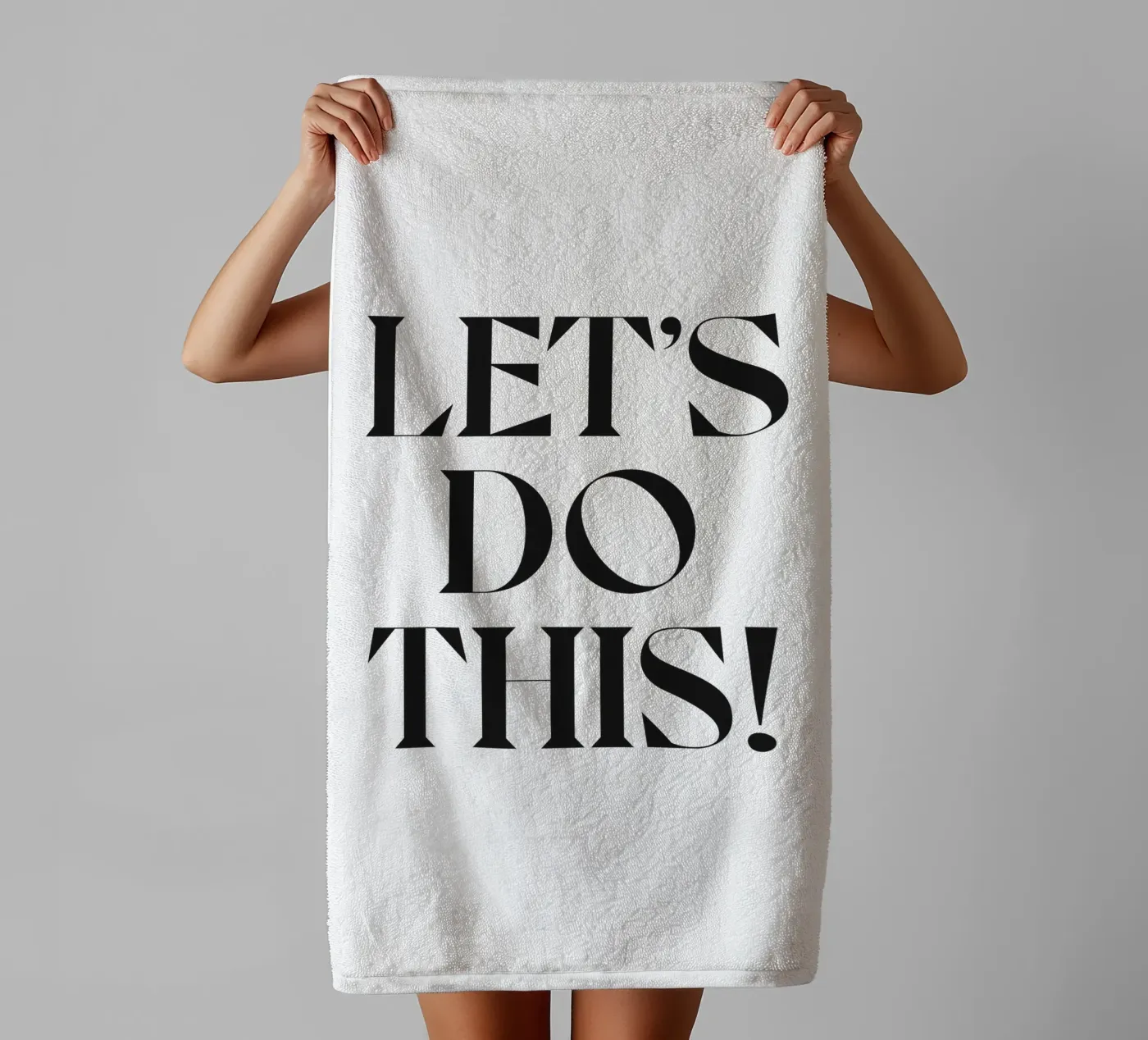 LET'S DO THIS! towel by n.4