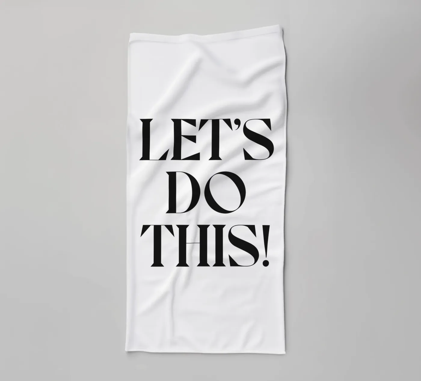 LET'S DO THIS! towel by n.4