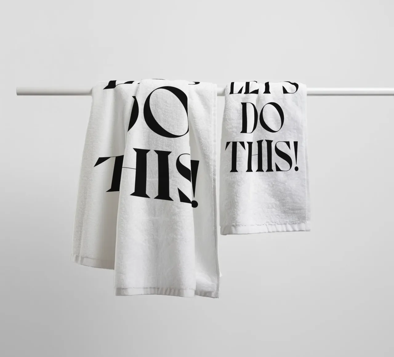 LET'S DO THIS! towel by n.4