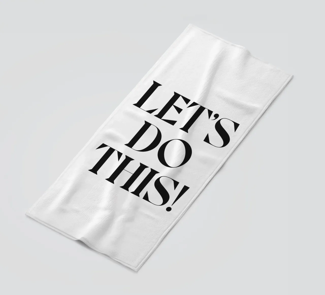 LET'S DO THIS! telo mare da n.4