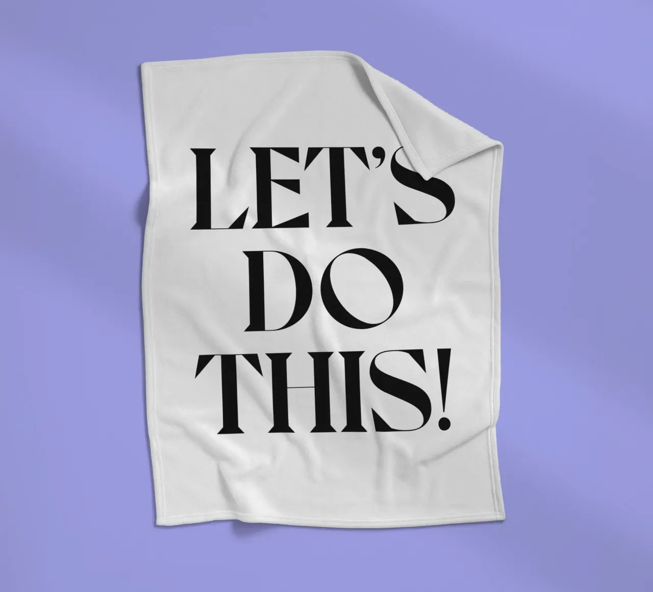 LATEN WE DIT DOEN! fleecedeken van n.4