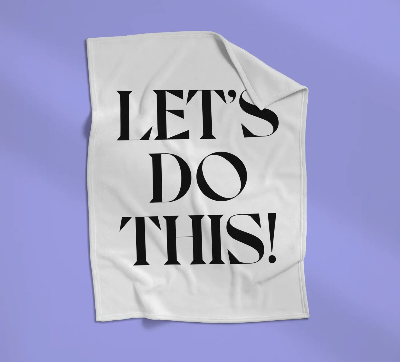 LET'S DO THIS! coperta in pile da n.4