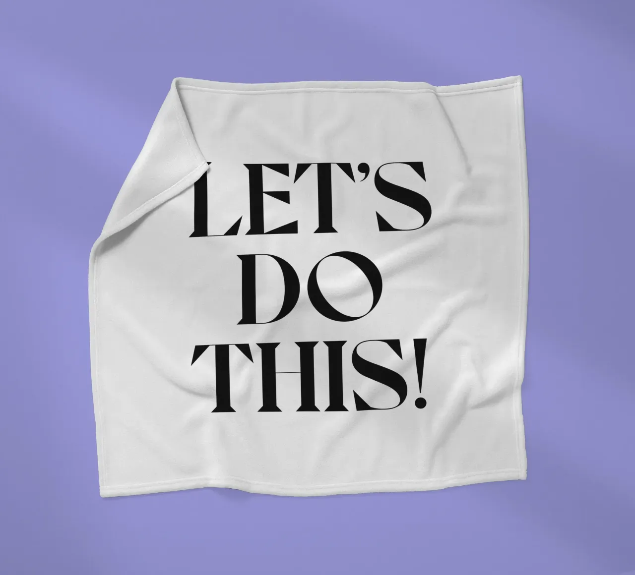 LATEN WE DIT DOEN! fleecedeken van n.4