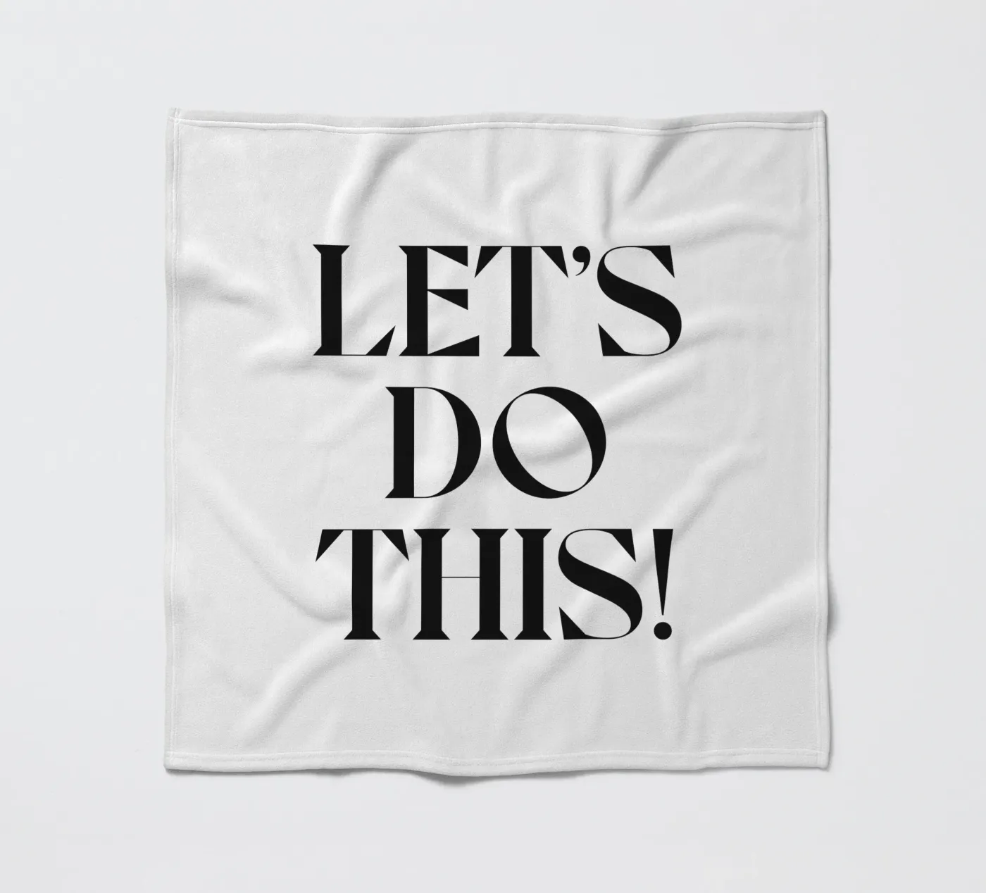 LET'S DO THIS! coperta in pile da n.4