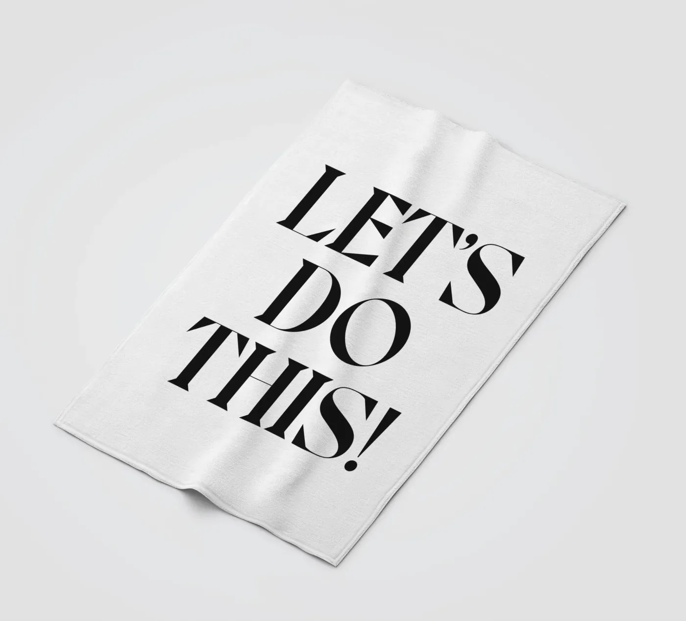 LET'S DO THIS! coperta in pile da n.4