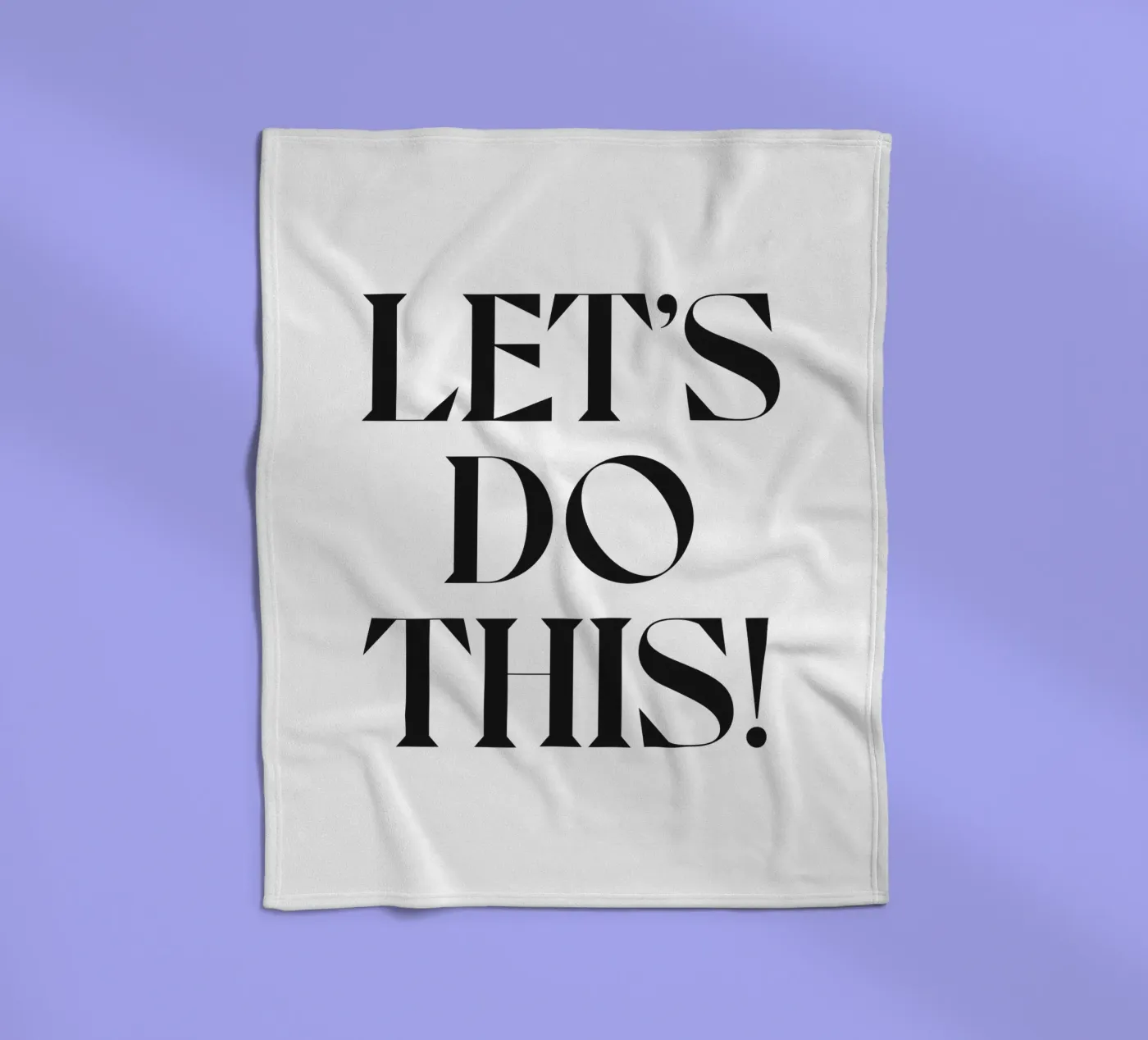 LET'S DO THIS! coperta in pile da n.4