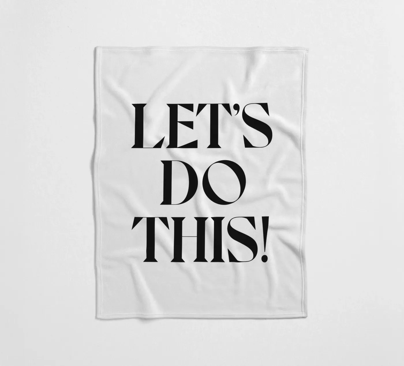 LET'S DO THIS! coperta in pile da n.4