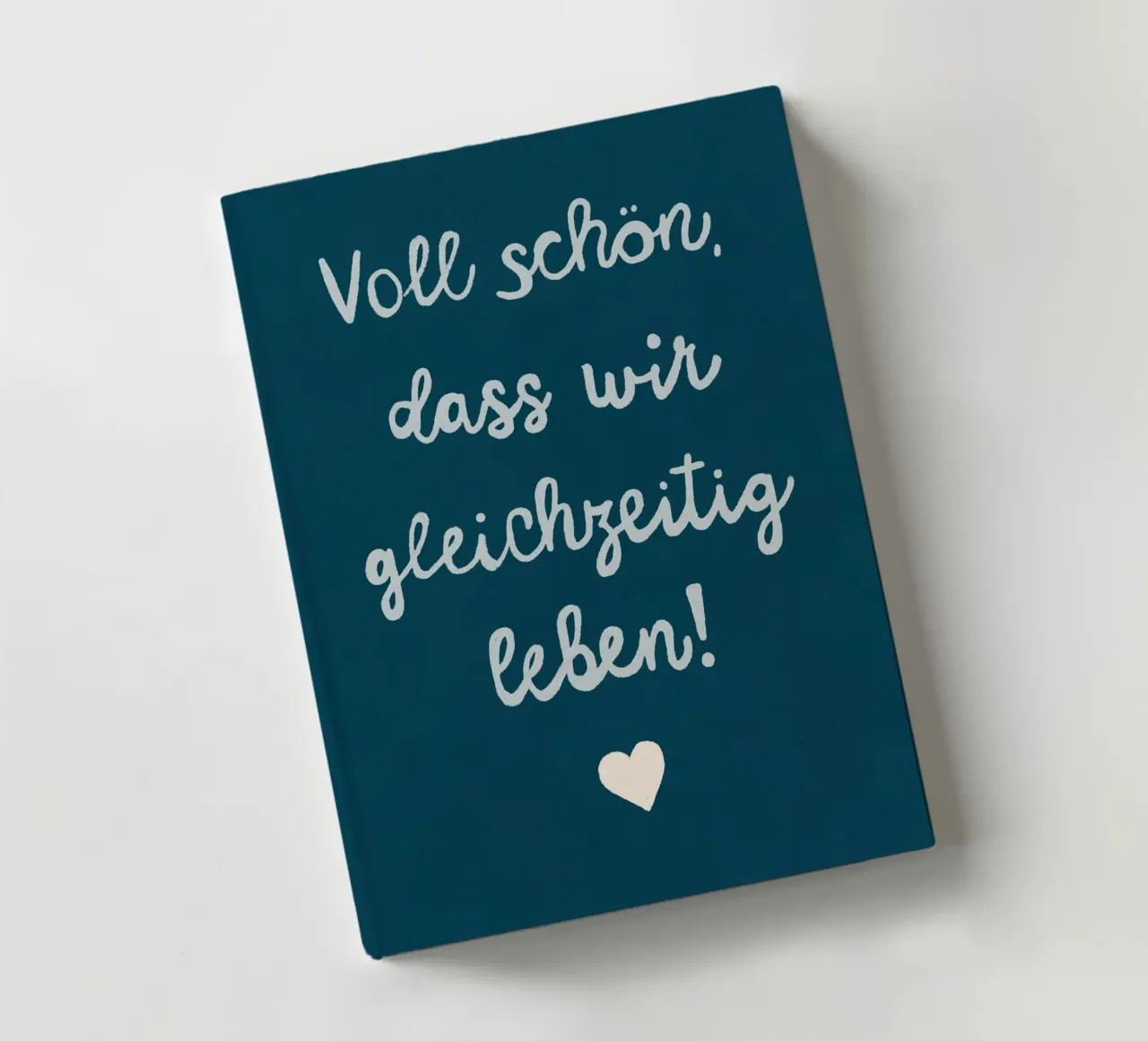 Romantic life at the same time notebook by Carinaprint