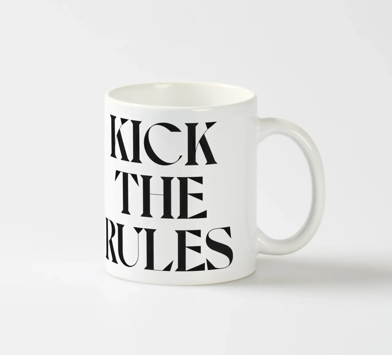 DARE UN CALCIO ALLE REGOLE tazza in ceramica da n.4