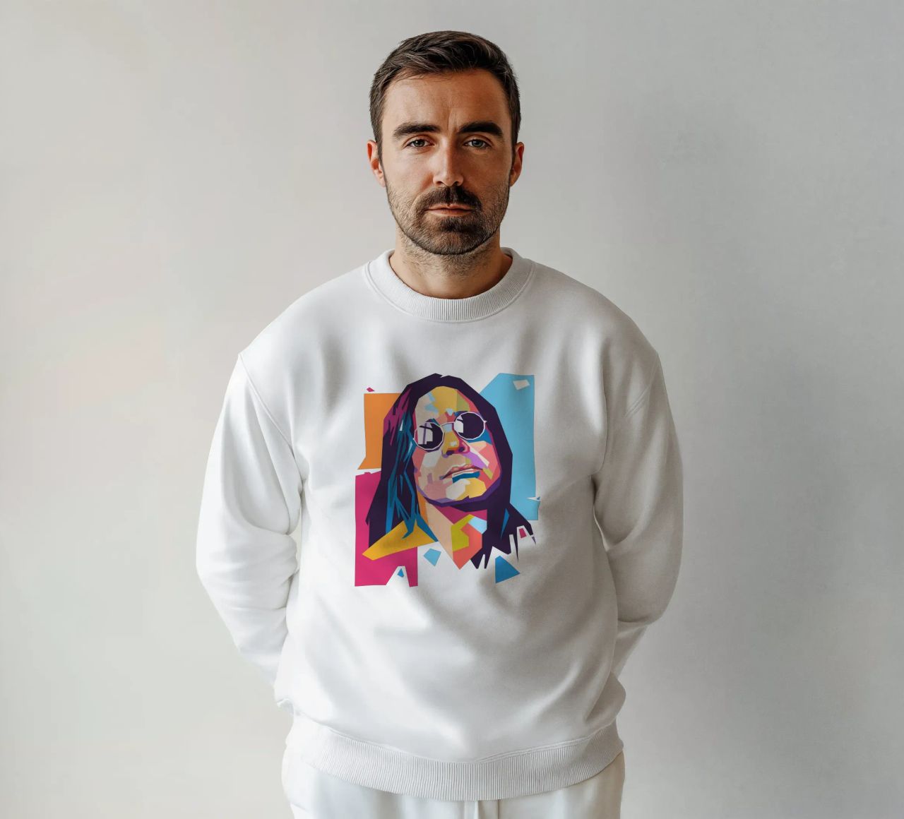 Ritratto pop art di Ozzy Osbourne felpa da Hantamrata