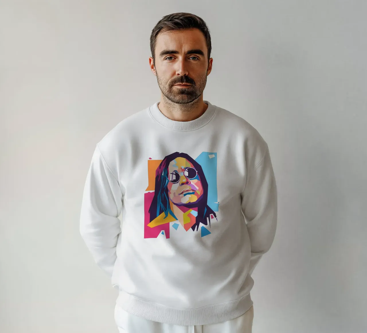 Ritratto pop art di Ozzy Osbourne felpa da Hantamrata