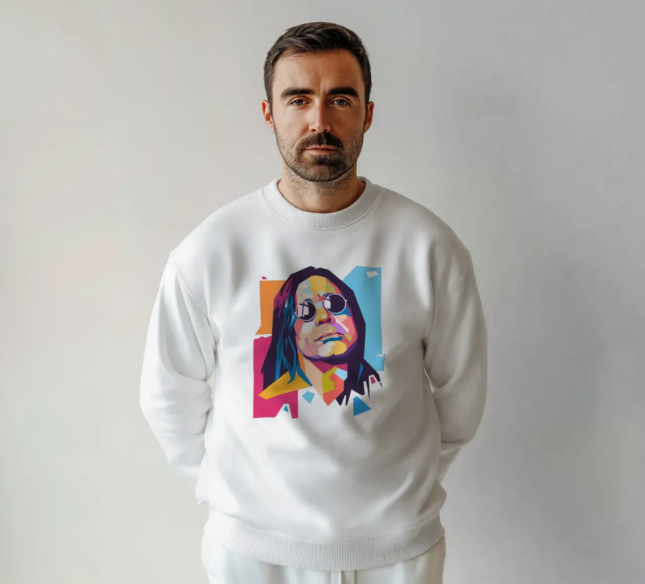 Ozzy Osbourne Pop-Art-Porträt Sweatshirt von Hantamrata