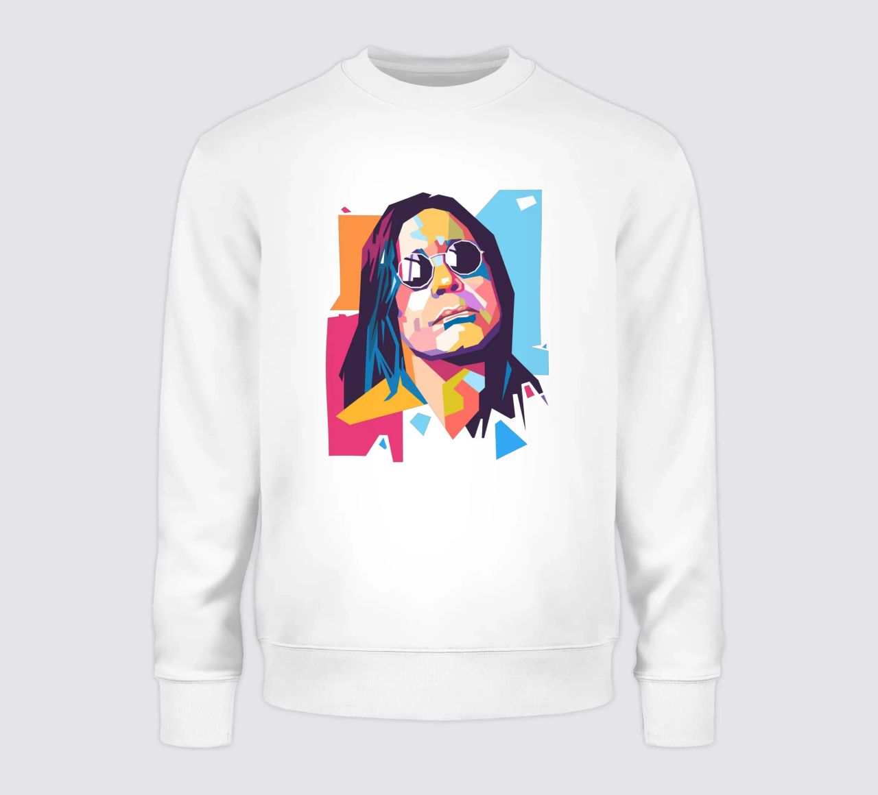 Ritratto pop art di Ozzy Osbourne felpa da Hantamrata
