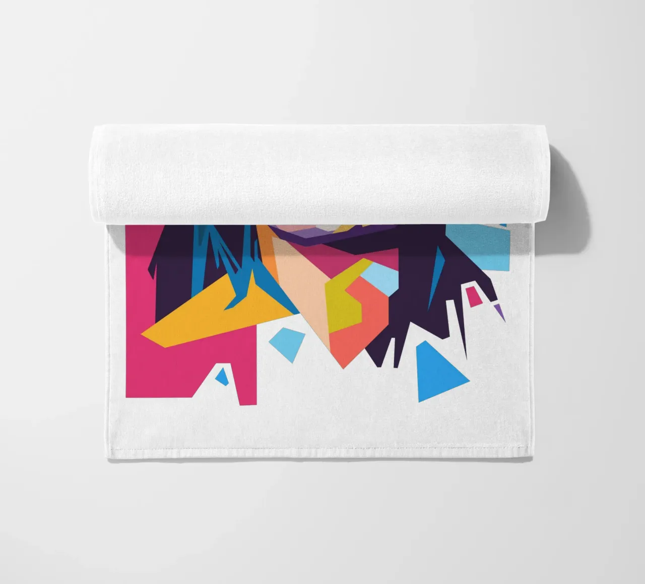 Ritratto pop art di Ozzy Osbourne telo mare da Hantamrata