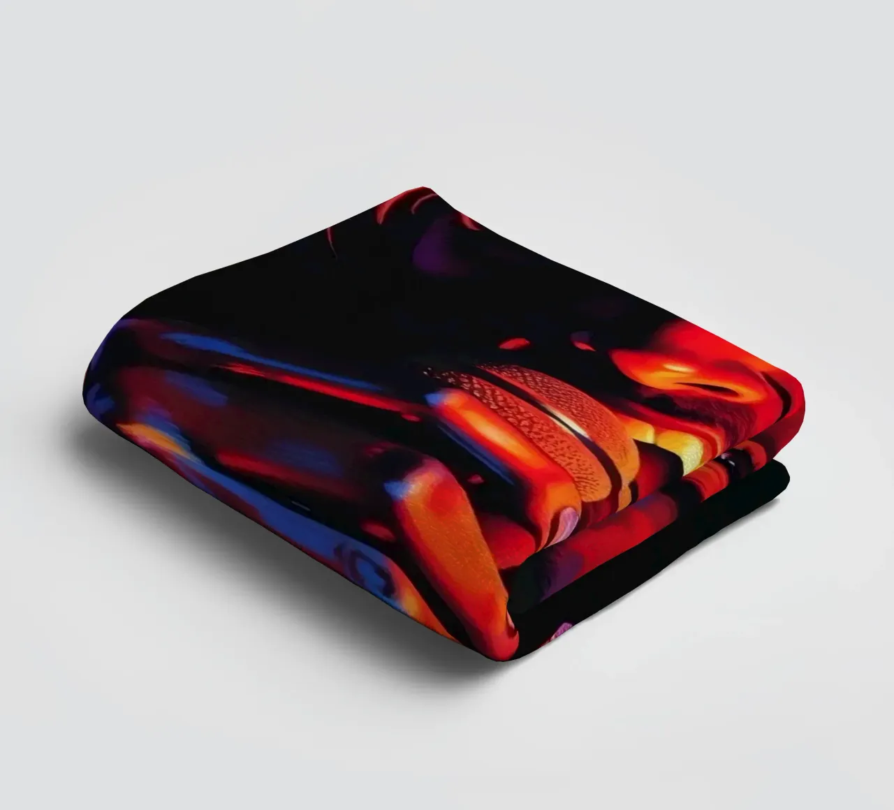 performance d'une chanteuse passionnée, capturée dans une scène intense serviette de bain de DesignDoodle