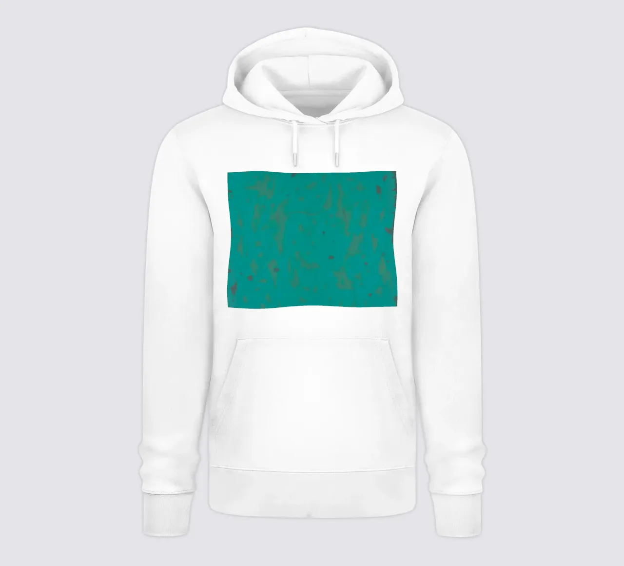 Sfondo turchese brillante con texture sottile felpa con cappuccio da DesignDoodle