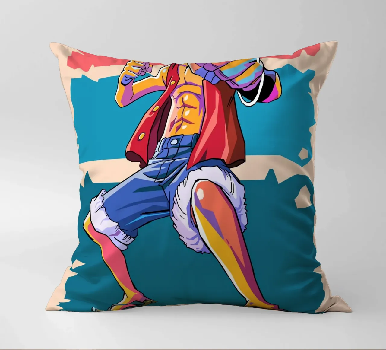 Monkey D Luffy one piece cuscino da Hantamrata