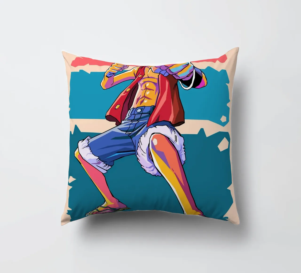 Monkey D Luffy one piece cuscino da Hantamrata