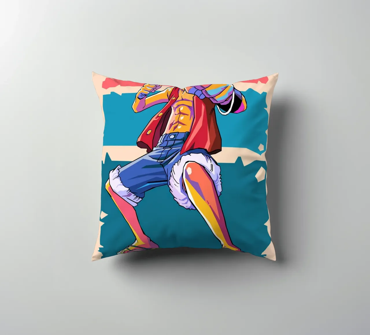 Monkey D Luffy one piece cuscino da Hantamrata