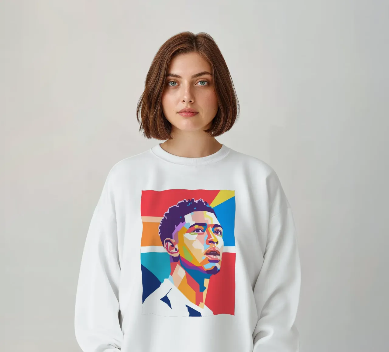 Jude Bellingham pop art portrait felpa da Hantamrata