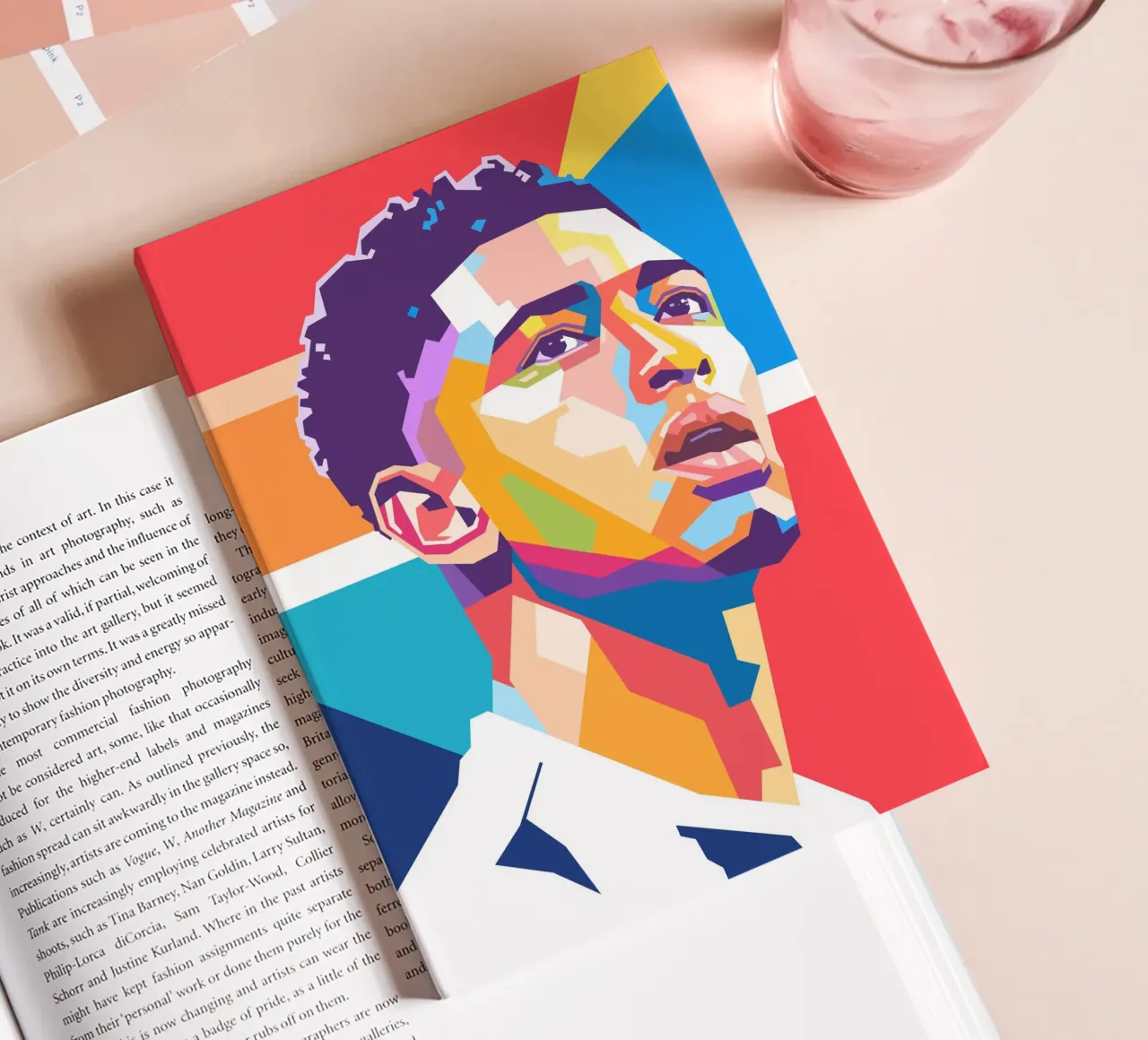 Jude Bellingham pop art portrait notebook by Hantamrata