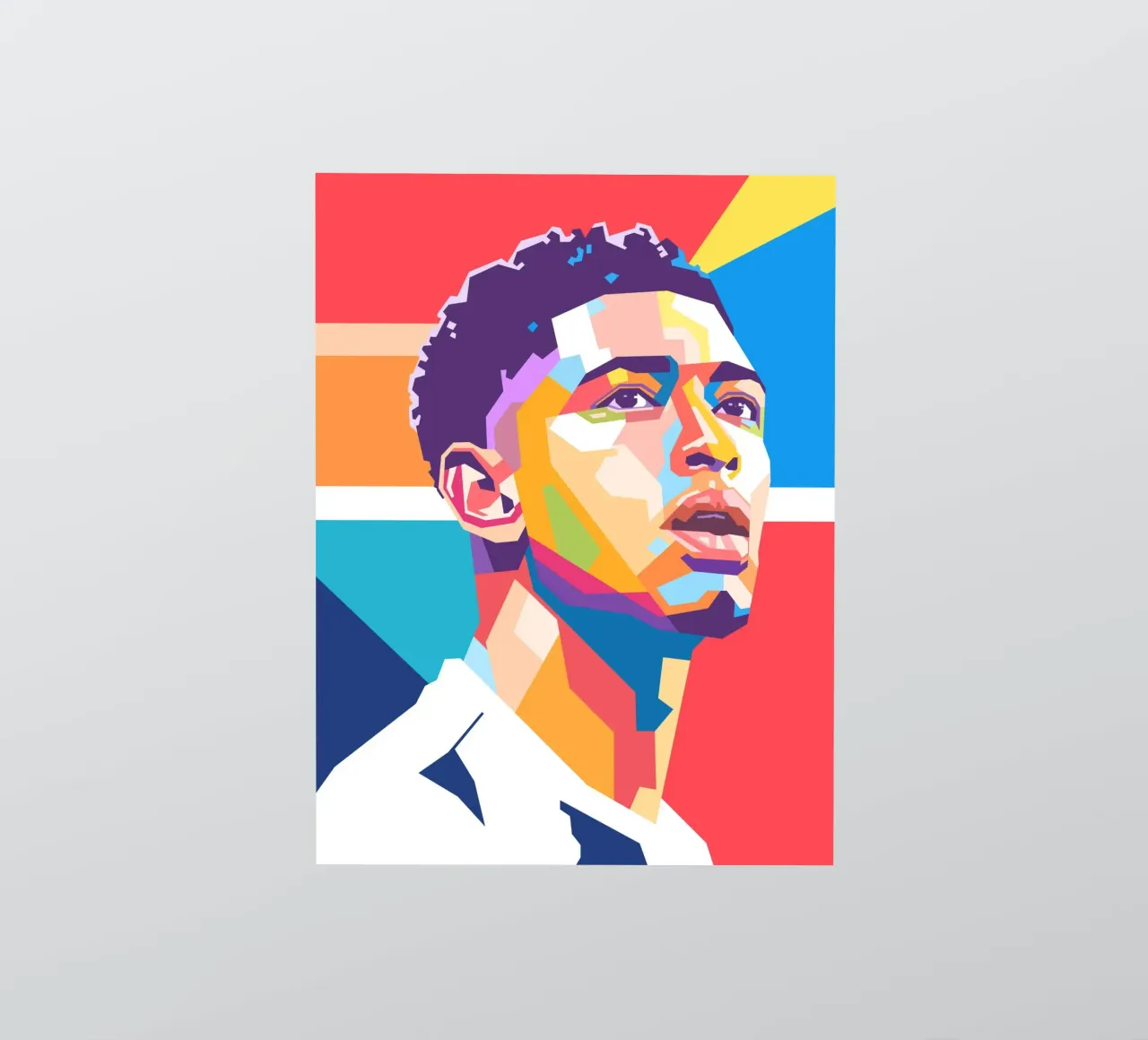 Jude Bellingham pop art portrait sticker by Hantamrata